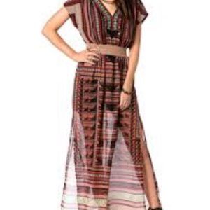 Miss Me Dark Romance Maxi Dress (size S)